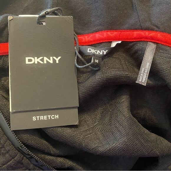 DKNY Black Vintage Hoodie Sweatshirt Size Medium Y2K - Picture 12 of 15
